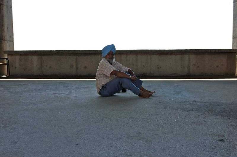 Tired worker